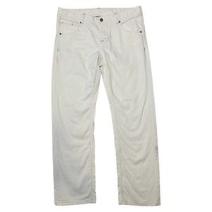 NWOT Athleta Jeans Women 16 White Denim Jeans Stretch Pockets Casual Cotton